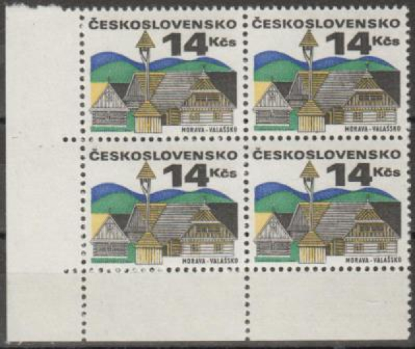 1883 čtyřblok ** - 1971